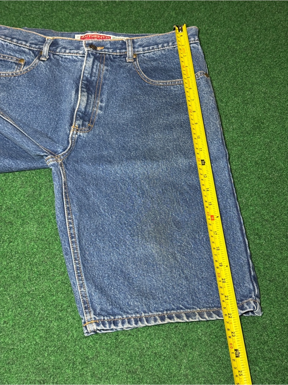 American Eagle Vintage Denim Shorts 90s 32 Medium Wash Jorts 12” - Picture 8 of 8